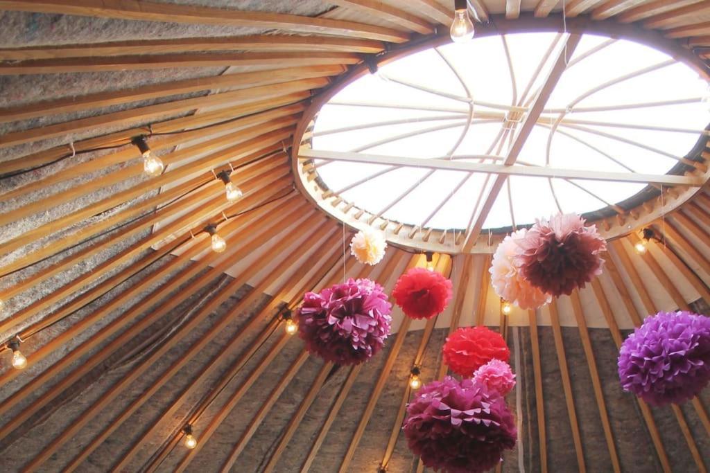 Giant Yurt Sleeping 8 With Spa, Catering, Walled Gardens, Nature Reserve, Free Parking Luxuszelt *